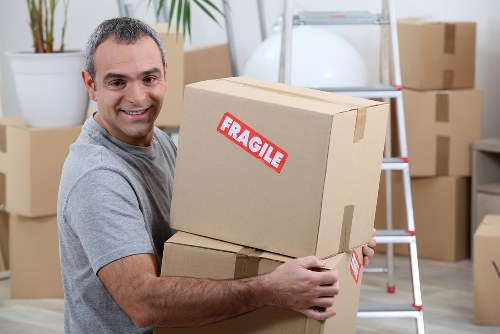 House movers supporting a local home move in Forestdale