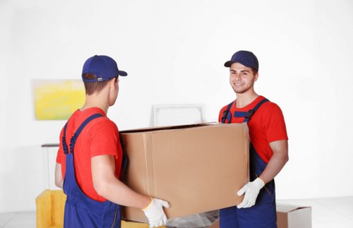 Business moving team planning a commercial relocation in Forestdale