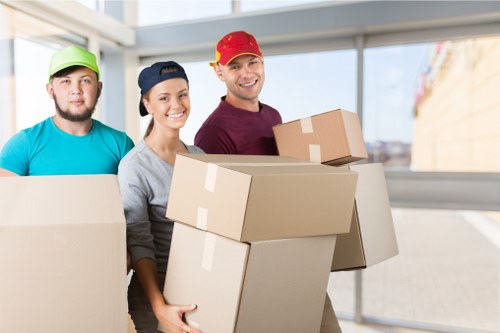 Removal team preparing a home move in Forestdale