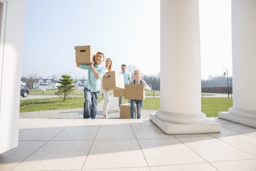 Van service helping with a local home move in Forestdale