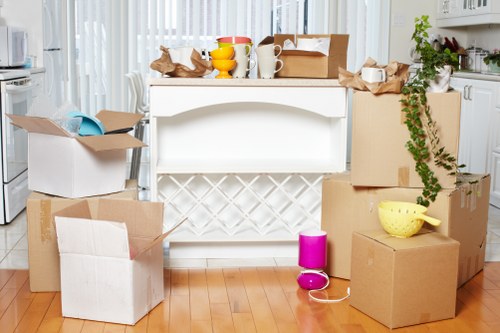 Removal van prepared for a structured move
