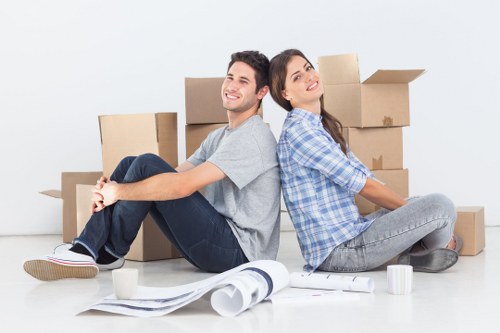 Commercial removal van support for office items and equipment