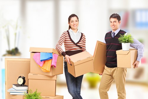 Local removals team supporting a move in Forestdale