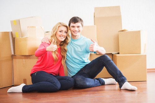 Professional movers handling a family home relocation in Forestdale