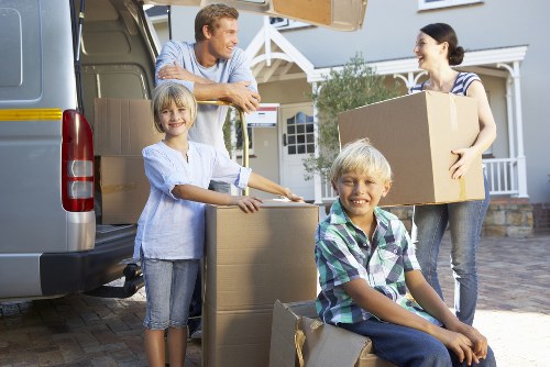 Residential moving truck serving Forestdale homes and units